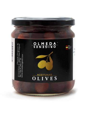 Olmeda Orígenes Olives Cuquillo avec noyau Pot 370 gr. - Oliva Oliva