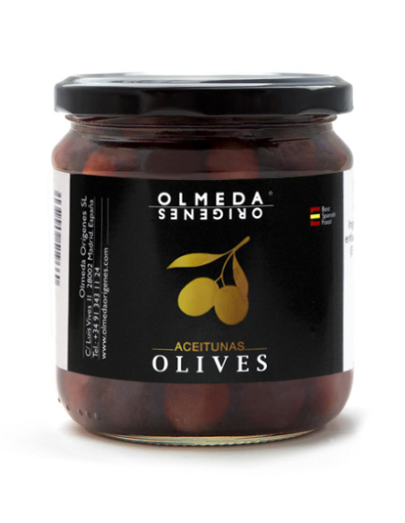 Olmeda Orígenes Cuquillo Oliven mit Stein Glas 370 gr. - Oliva Oliva