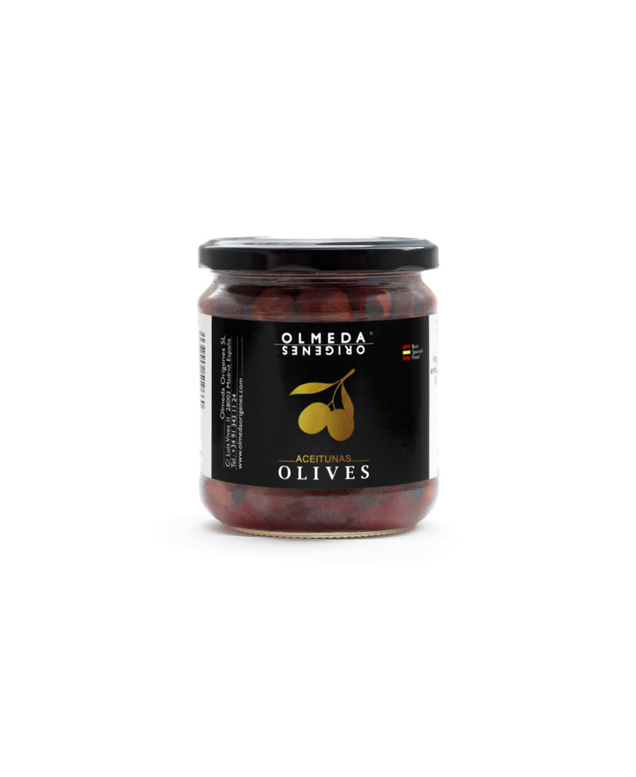 Olmeda Orígenes Olives Cuquillo dénoyautées Pot 370 gr. - Oliva Oliva