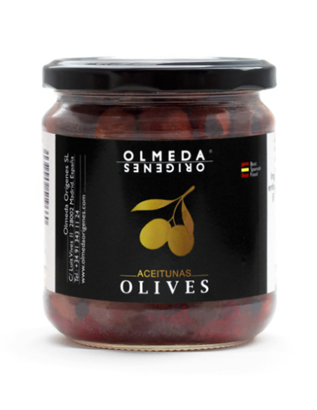 Olmeda Orígenes Entsteinte Cuquillo-Oliven Glas 370 gr. - Oliva Oliva
