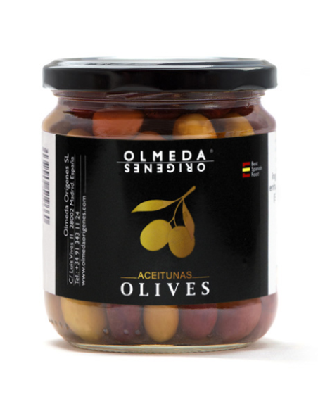 Olmeda Orígenes Mix Olives Jar 370 gr. - Oliva Oliva