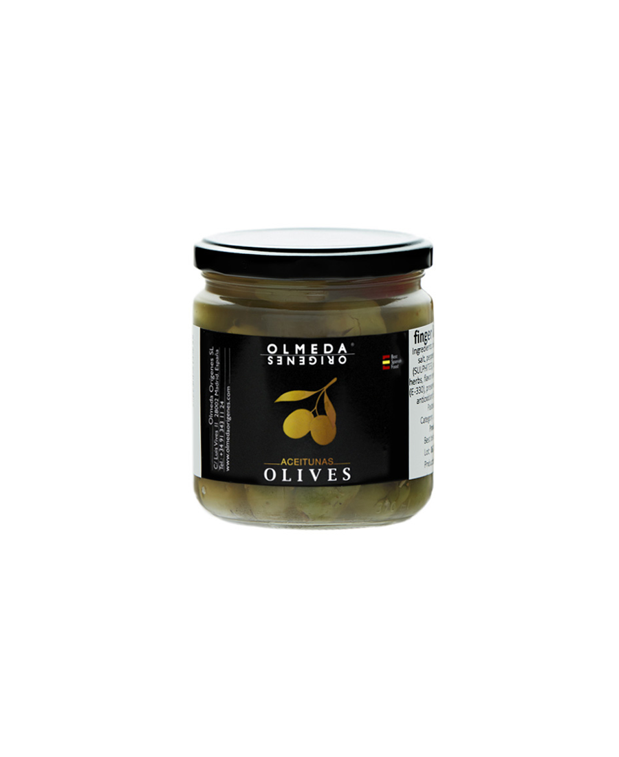Olmeda Orígenes Finger Licking Olives Jar 370 gr. - Oliva Oliva