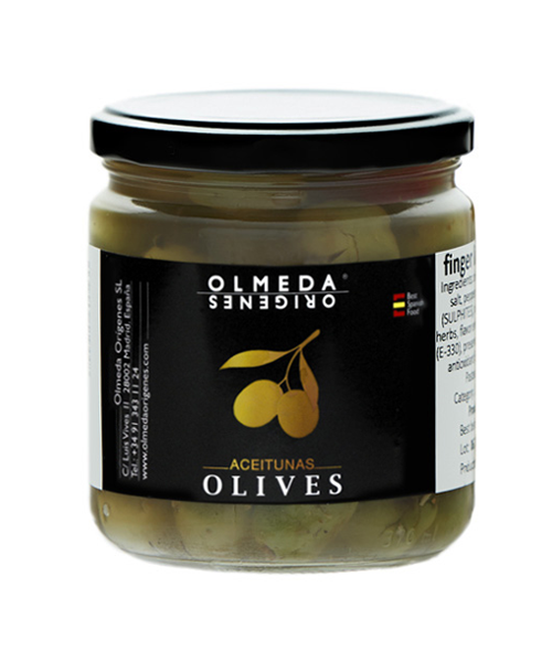 Olmeda Orígenes Aceitunas Chupadedos - Tarro 370 gr.