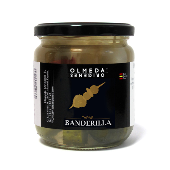 Olmeda Orígenes Banderillas Glas 370 gr. - Oliva Oliva
