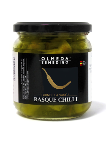 Olmeda Orígenes Basque Chilli Peppers Jar 370 gr. - Oliva Oliva
