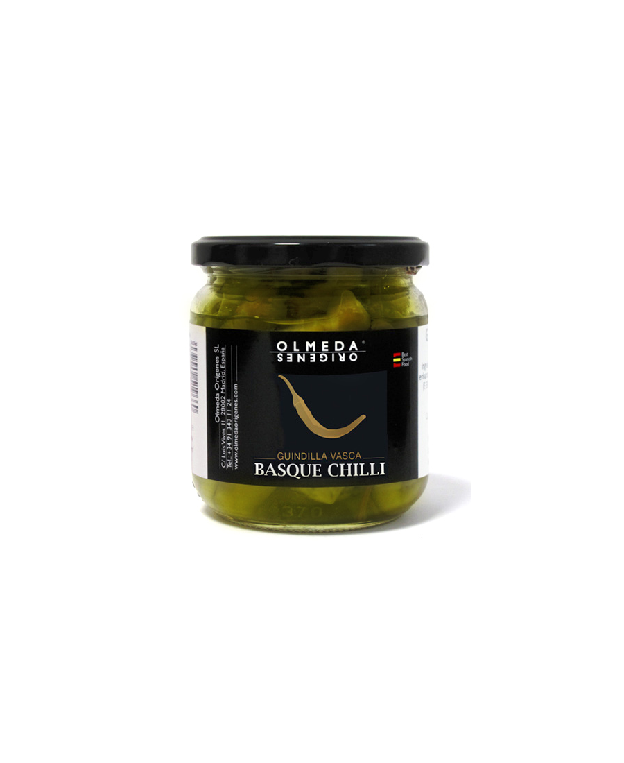 Olmeda Orígenes Baskische Chilischote Glas 370 gr. - Oliva Oliva