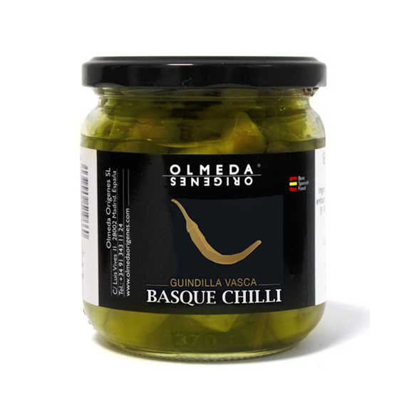 Olmeda Orígenes Basque Chilli Peppers Jar 370 gr. - Oliva Oliva
