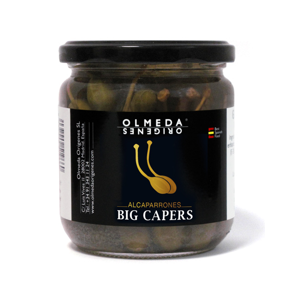 Olmeda Orígenes Big Capers Jar 370 gr. - Oliva Oliva
