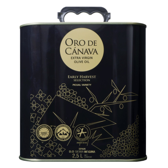 Oro de Cánava Frühe Ernte Auswahl Blechdose 2,5 l. - Oliva Oliva
