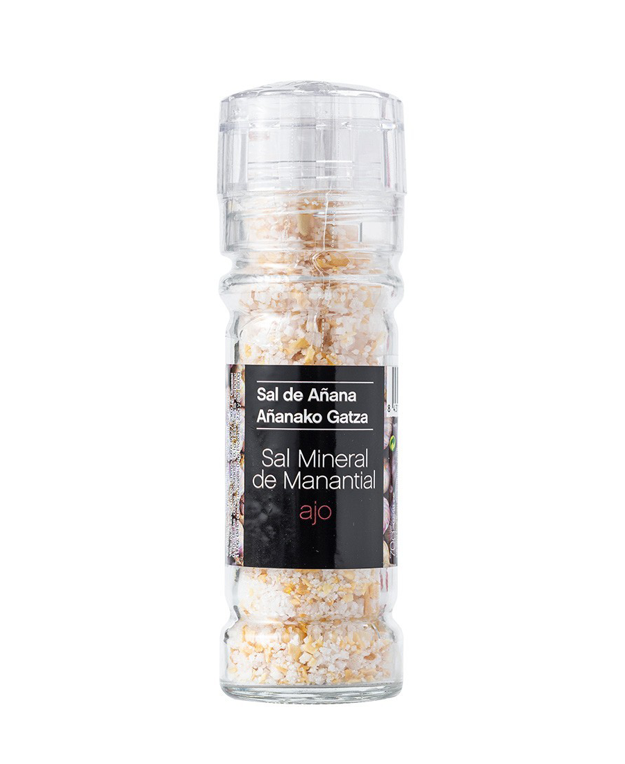 Sal de Añana Mineral Spring Salz mit Knoblauch 75 gr. - Oliva Oliva