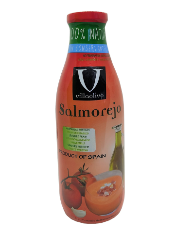 Villaolivo Salmorejo BIO sans gluten Bouteille 1L - Oliva Oliva