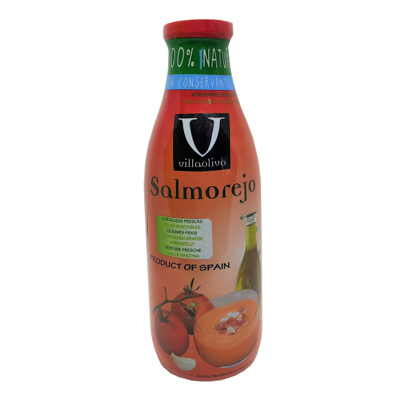 Villaolivo Salmorejo BIO sans gluten Bouteille 1L - Oliva Oliva