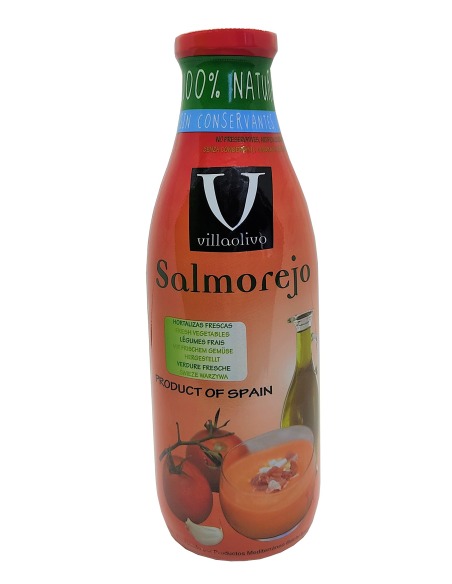 Villaolivo Salmorejo BIO sans gluten Bouteille 1L - Oliva Oliva