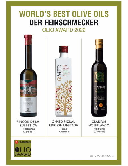 Besten Olivenöle Der Welt Olio Award 2022 im Holzkiste - Oliva Oliva