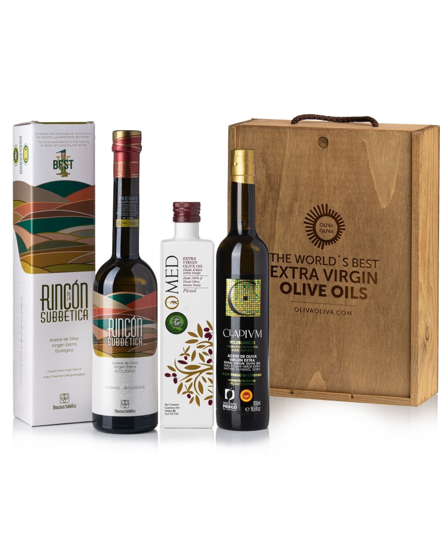 World's Best Olive Oils Olio Award 2022 in Wooden box - Oliva Oliva