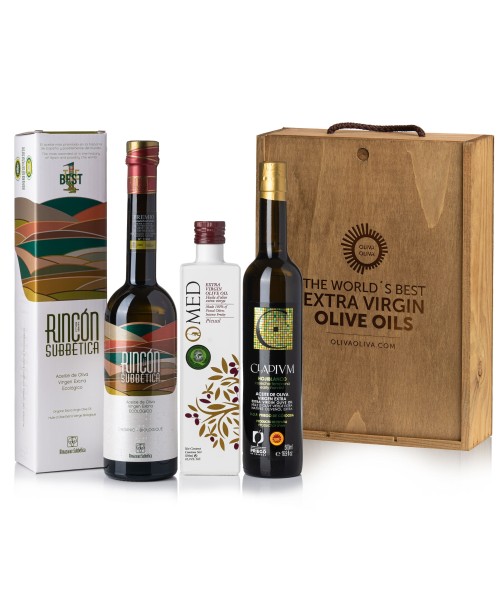 World's Best Olive Oils Olio Award 2022 in Wooden box - Oliva Oliva