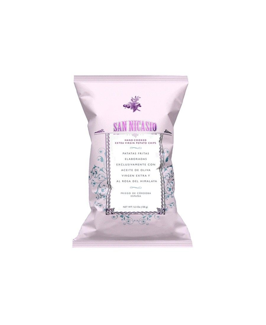 San Nicasio Potato Chips with Himalayan Pink Salt 150 gr - Oliva Oliva