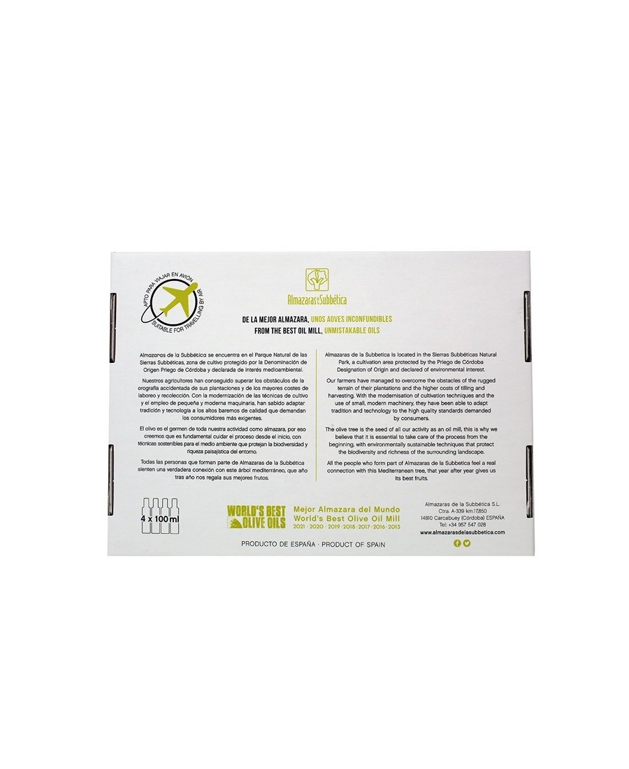 Estuche degustación Almazaras de la Subbética - 4x100ml