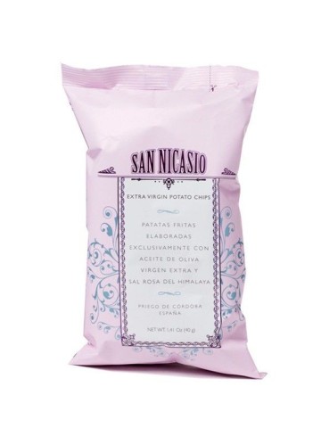 San Nicasio Chips au Sel Rose de l'Himalaya 40 gr. - Oliva Oliva