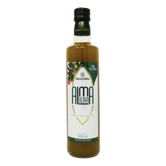 Almaoliva Fresh Unfiltered Glass bottle 500 ml. - Oliva Oliva