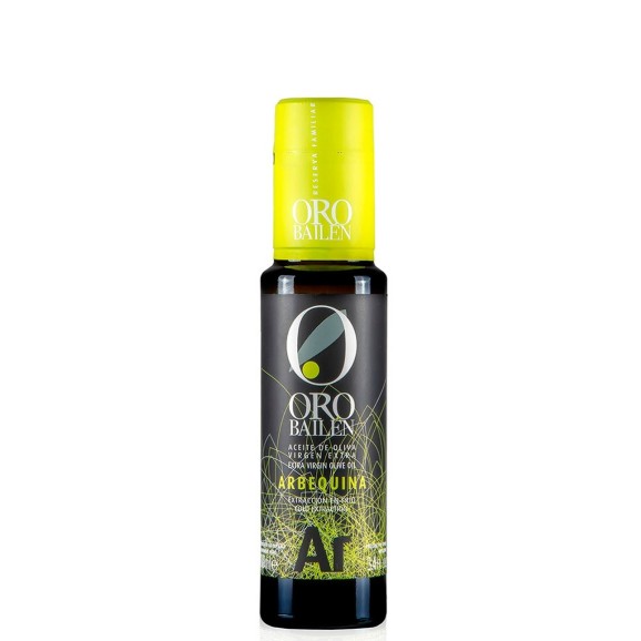 olive oil  oro bailén reserva familiar arbequina glass bottle 100 ml