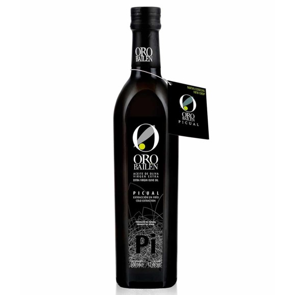 huile d'olive oro bailén reserva familiar picual bouteille en verre 500 ml