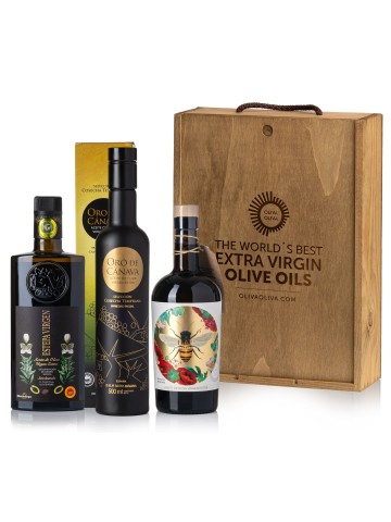 Meilleures Huiles du Monde Mario Solinas 2023 Coffret - Oliva Oliva