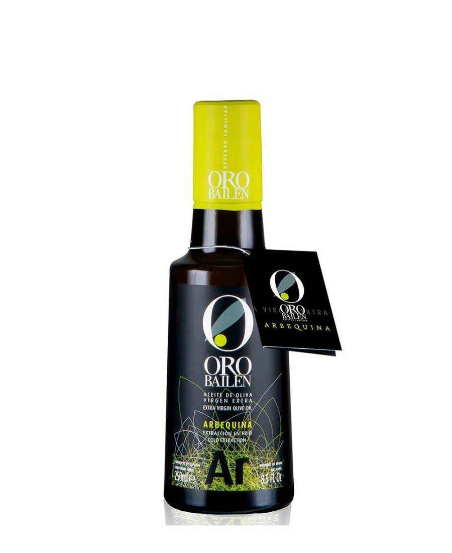 aceite de oliva oro bailén reserva familiar arbequina botella de vidrio de  250ml 