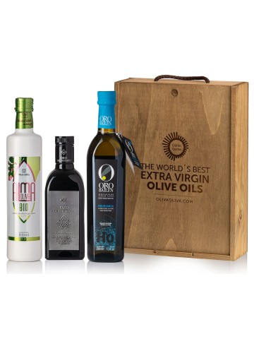 Besten Olivenöle Der Welt Olive Japan 2023 im Holzkiste - Oliva Oliva