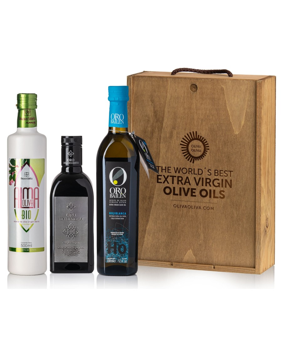 Besten Olivenöle Der Welt Olive Japan 2023 im Holzkiste - Oliva Oliva