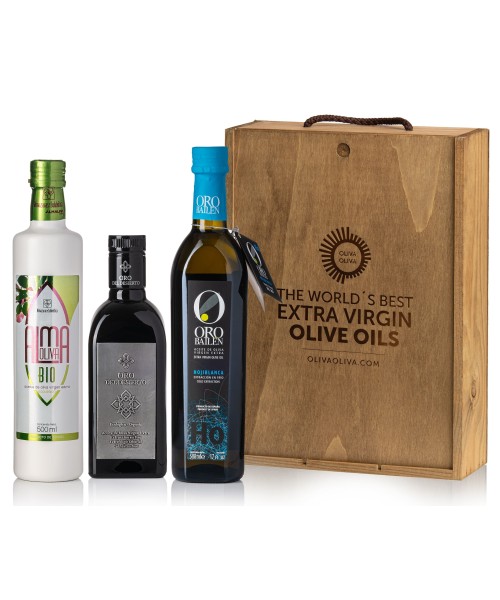 Besten Olivenöle Der Welt Olive Japan 2023 im Holzkiste - Oliva Oliva