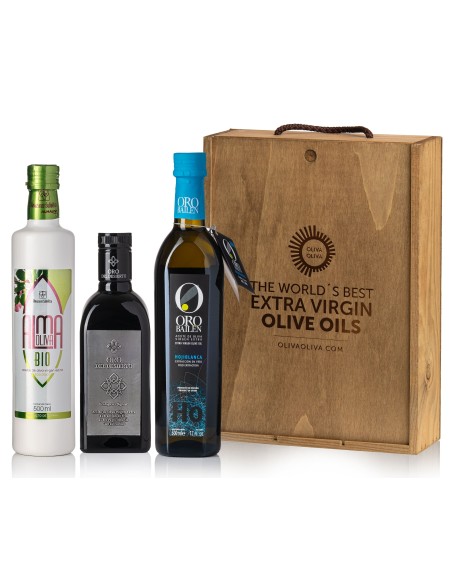 Meilleures Huiles du Monde Olive Japan 2023 Coffret - Oliva Oliva