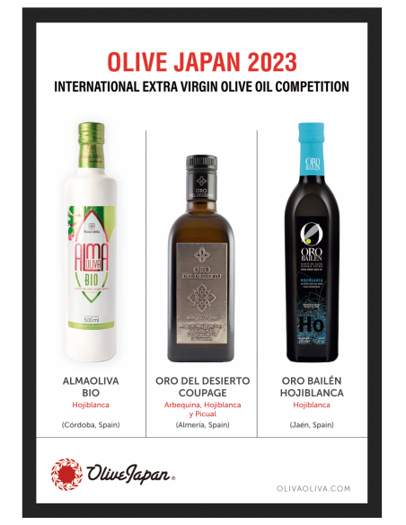 Meilleures Huiles du Monde Olive Japan 2023 Coffret - Oliva Oliva