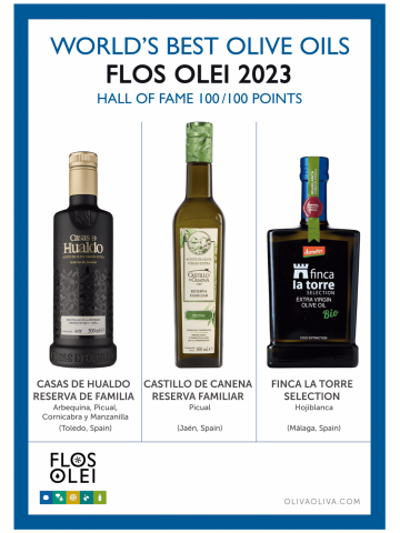 World's Best Olive Oils Flos Olei 2023 in Wooden box - Oliva Oliva 2
