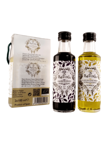 Baeturia Duo Morisca EVOO und Bio-Balsamico-Essig PX 2x100 ml.