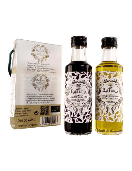 Baeturia Duo HOVE Morisca et Vinaigre Balsamique BIO PX 2x100 ml.