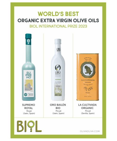 Mejores Aceites Ecológicos del Mundo BIOL 2023 - Caja regalo 3x500 ml.