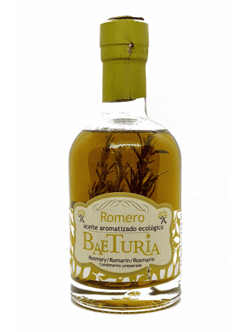 Baeturia Aceite aromatizado Romero - Botella de vidrio 250 ml.