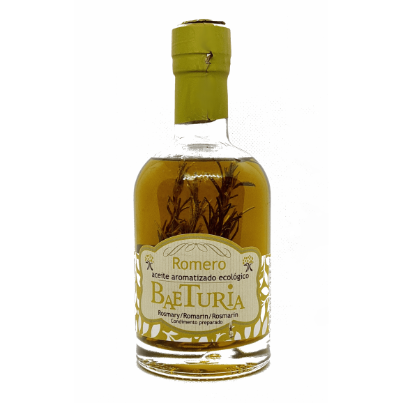 Huile Baeturia aromatisée au Romarin - 250 ml.