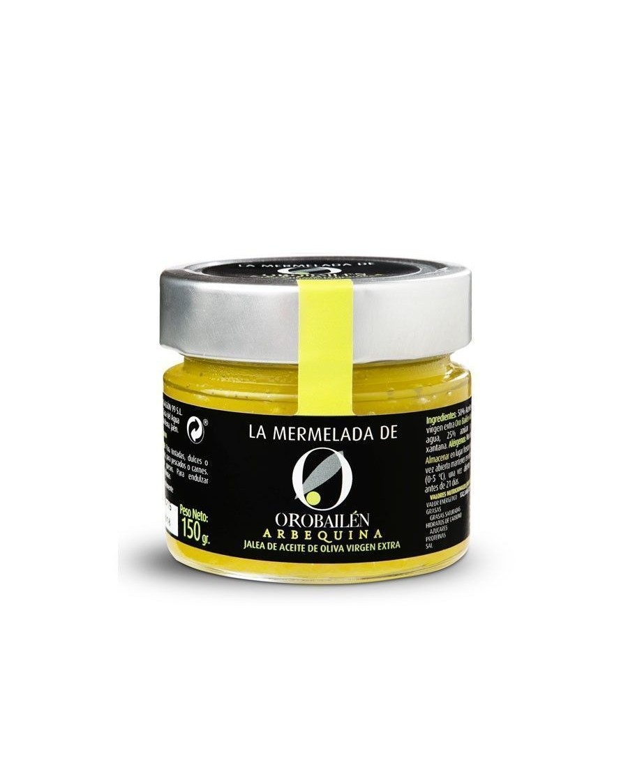 Oro Bailén Olive oil Arbequina Jam Glass jar 150 gr. - Oliva Oliva