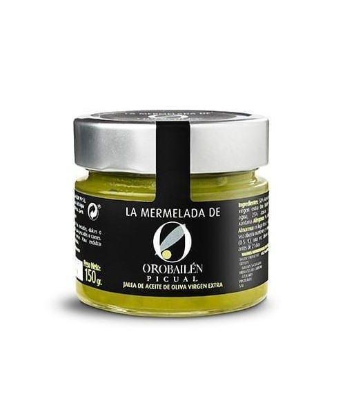 Oro Bailén Reserva Familiar Mermelada de aceite de oliva Picual - 150 gr. tarro de vidrio