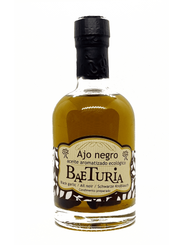 Baeturia aromatisiert Öl schwarzer Knoblauch - 250 ml.