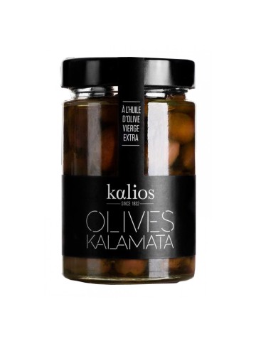 Kalios Olives Kalamata dans l'HOVE Pot 310 gr. - Oliva Oliva