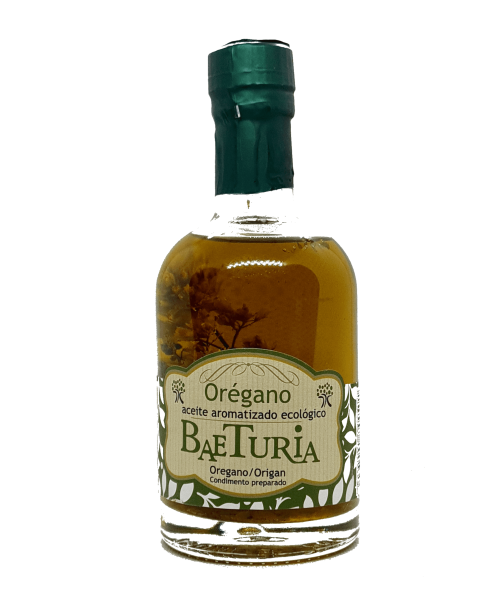 Huile Baeturia aromatisée à l'Origan 250 ml.