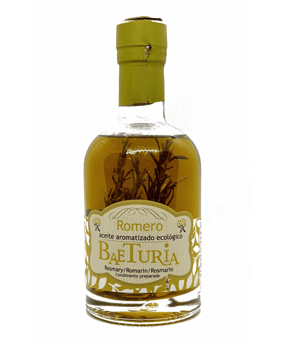 Huile Baeturia aromatisée au Romarin - 250 ml.