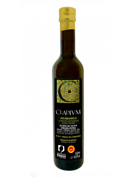 Cladium Hojiblanco Bouteille verre 500 ml.
