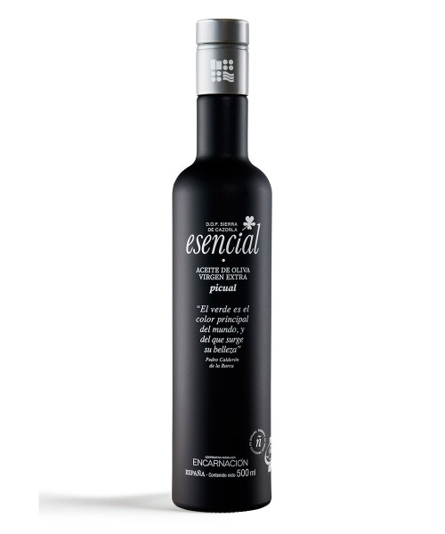 Esencial Verde Temprano Serie Limitada - Picual botella vidrio 500ml. + estuche