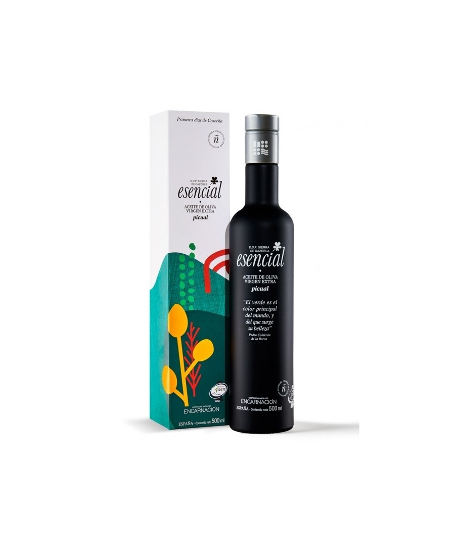 Esencial Verde Temprano Picual Coffret 500 ml. - Oliva Oliva