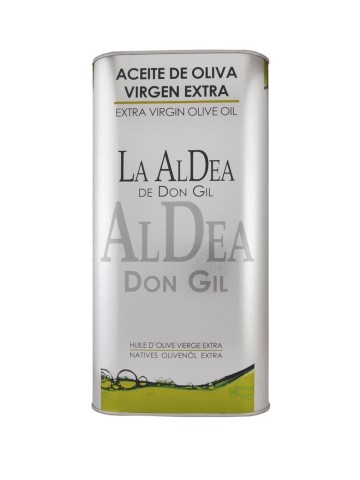 can of 5 litre olive oil from the village of don gil