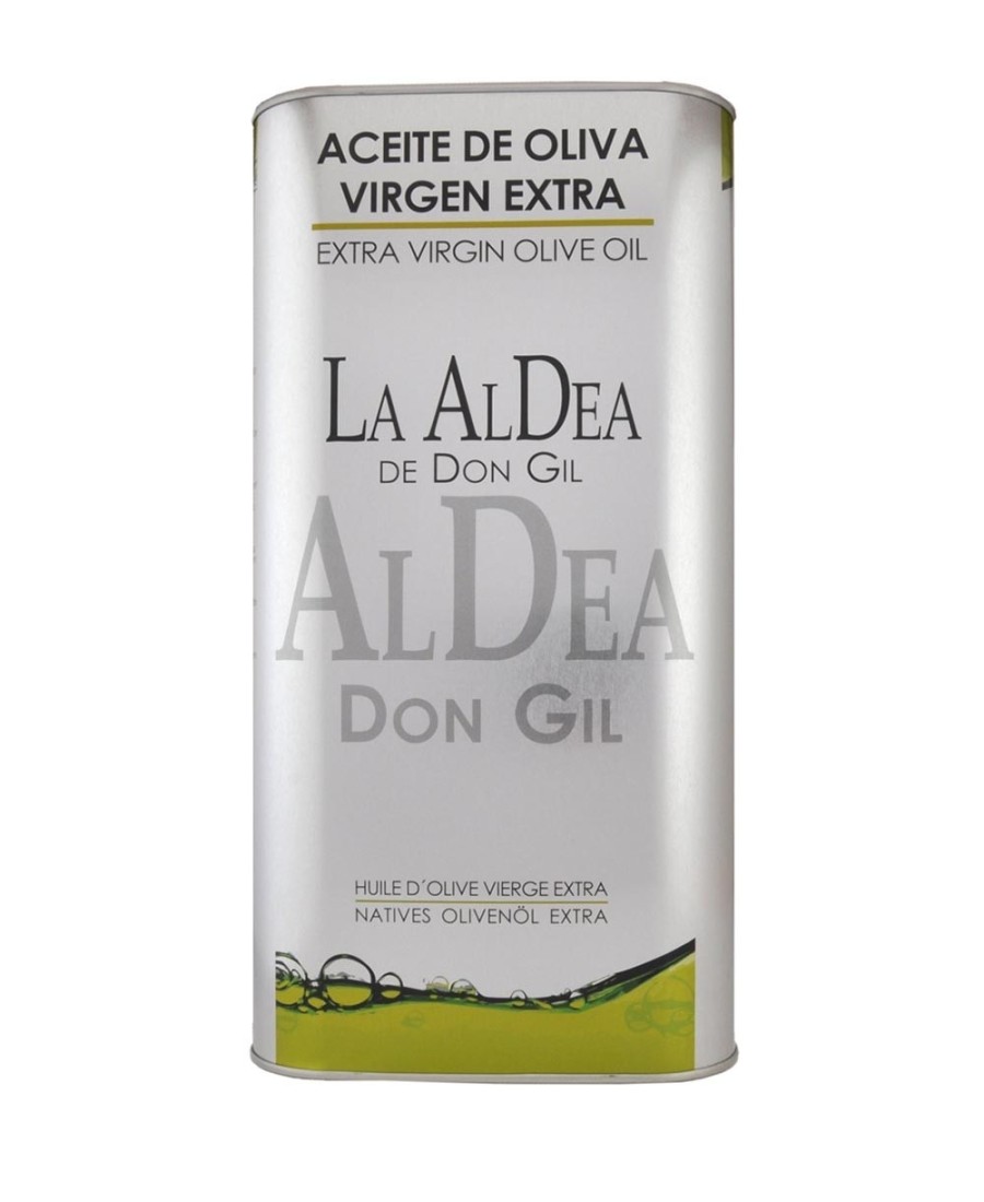 lata de aceite de oliva de 5 litros de la aldea de don gil